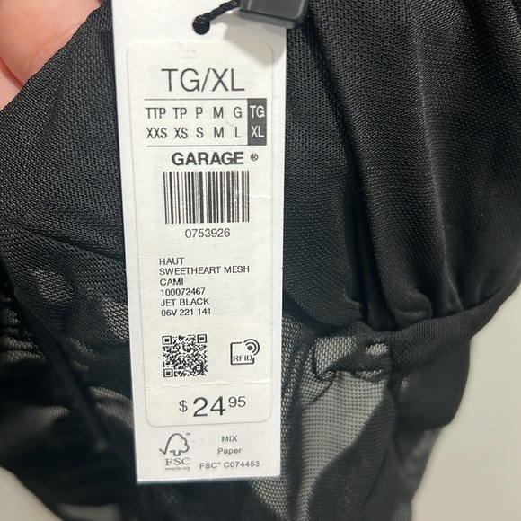 Cropped mesh tank - Picture 4 of 4